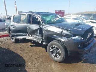 2017 Toyota Tacoma SR5 with VIN 3TMCZ5AN9HM066386, listed as a IAAI auction lot 41991947 with 117,350 mi miles. Bid and sale history available at carsss.com. Image 1.
