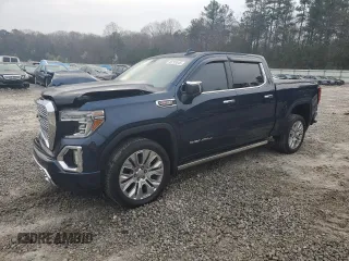 2020 GMC Sierra 1500 Denali with VIN 1GTU9FEL7LZ367359, listed as a Copart auction lot 48793545 with 53,607 mi miles and Salvage Title. Bid and sale history available at DreamBid. Image 1.