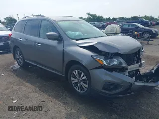 2017 Nissan Pathfinder S with VIN 5N1DR2MN7HC683927, listed as a IAAI auction lot 42469877 with 95,606 mi miles and . Bid and sale history available at DreamBid. Image 1.