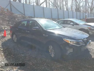 2017 Kia Optima LX with VIN KNAGT4L30H5150110, listed as a IAAI auction lot 41854437 with 25,061 mi miles. Bid and sale history available at carsss.com. Image 1.
