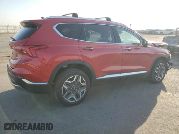 2023 Hyundai Santa Fe Hybrid Limited with VIN 5NMS5DA19PH003210, listed as a Copart auction lot 75064524 with 28,064 mi miles and Salvage Title. Bid and sale history available at carsss.com. Image 3.