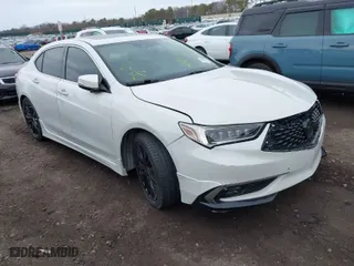 2019 Acura TLX w/Advance Pkg with VIN 19UUB3F84KA003847, listed as a IAAI auction lot 41735006 with 999,999 mi miles. Bid and sale history available at carsss.com. Image 1.