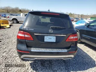 2015 Mercedes-Benz M ML 350 with VIN 4JGDA5JB3FA553624, listed as a Copart auction lot 48252185 with 117,172 mi miles and Salvage Title. Bid and sale history available at carsss.com. Image 6.