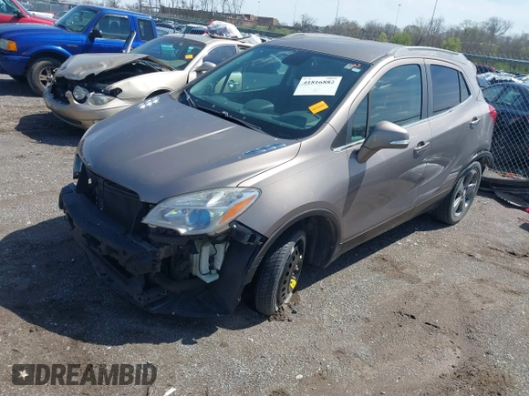 2014 Buick Encore with VIN KL4CJASB4EB783635, listed as a IAAI auction lot 41816882 with 134,758 mi miles. Bid and sale history available at carsss.com. Image 2.