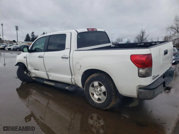 2007 Toyota Tundra LTD with VIN 5TBDV58147S481769, listed as a Copart auction lot 45031685 with 178,420 mi miles and Salvage Title. Bid and sale history available at carsss.com. Image 2.