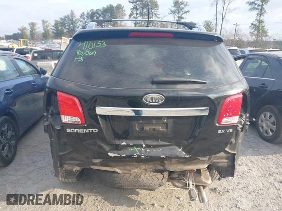 2012 Kia Sorento SX with VIN 5XYKW4A29CG261026, listed as a IAAI auction lot 41508403 with 202,356 mi miles. Bid and sale history available at carsss.com. Image 6.