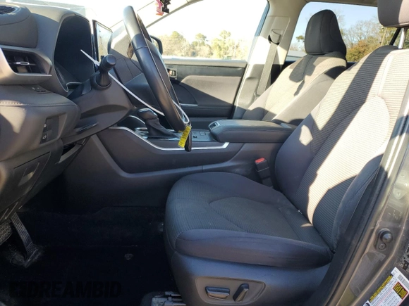 2021 Toyota Highlander L with VIN 5TDZZRAH0MS038093, listed as a Copart auction lot 46149845 with 79,664 mi miles and Salvage title. Bid and sale history available at DreamBid. Image 7.