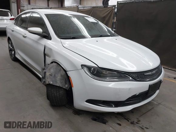 2016 Chrysler 200 S with VIN 1C3CCCBB3GN125449, listed as a IAAI auction lot 42001532 with 60,792 mi miles and . Bid and sale history available at DreamBid. Image 1.