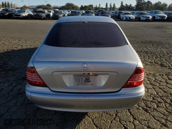 2005 Mercedes-Benz S-Class 4.3L with VIN WDBNG70J15A453434, listed as a Copart auction lot 77212554 with 247,643 mi miles and Clean Title. Bid and sale history available at carsss.com. Image 6.