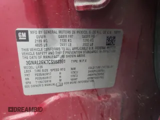 2012 Chevrolet Captiva Sport LS with VIN 3GNAL2EK7CS552391, listed as a Copart auction lot 65652074 with 196,339 mi miles and Salvage Title. Bid and sale history available at DreamBid. Image 13.
