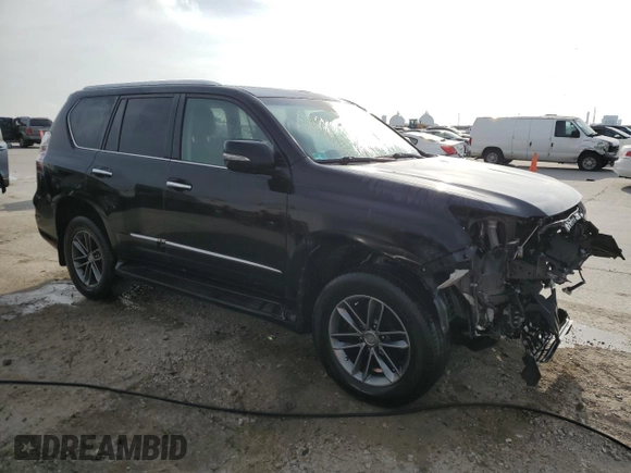 2019 Lexus GX with VIN JTJJM7FX5K5219254, listed as a Copart auction lot 42675534 with 130,800 mi miles and Salvage Title. Bid and sale history available at carsss.com. Image 4.