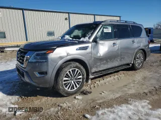 2021 Nissan Armada SL with VIN JN8AY2BA5M9372860, listed as a Copart auction lot 87930925 with 78,778 mi miles and Salvage Title. Bid and sale history available at carsss.com. Image 1.