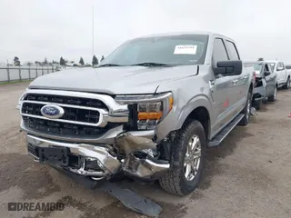 2021 Ford F-150 XL with VIN 1FTFW1E85MKD41725, listed as a IAAI auction lot 41631794 with 52,049 mi miles. Bid and sale history available at carsss.com. Image 2.