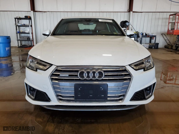 2019 Audi A4 Premium Plus with VIN WAUENAF48KA055202, listed as a Copart auction lot 44355175 with 38,548 mi miles and Salvage Title. Bid and sale history available at carsss.com. Image 5.