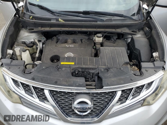 2013 Nissan Murano LE with VIN JN8AZ1MUXDW207581, listed as a Copart auction lot 71551664 with 176,905 mi miles and Salvage Title. Bid and sale history available at carsss.com. Image 12.