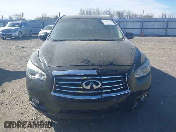 2015 Infiniti QX60 with VIN 5N1AL0MM2FC540171, listed as a IAAI auction lot 41857124 with 124,964 mi miles. Bid and sale history available at carsss.com. Image 12.