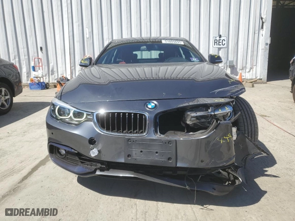 2019 BMW 4 Series 430i xDrive with VIN WBA4J3C59KBL10790, listed as a Copart auction lot 51009895 with 9,709 mi miles and Salvage Title. Bid and sale history available at carsss.com. Image 5.