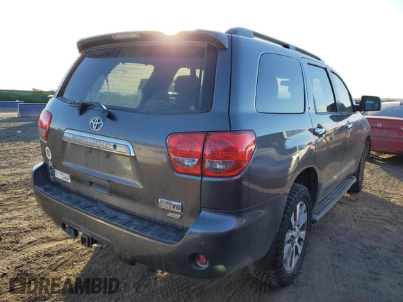 2015 Toyota Sequoia Limited with VIN 5TDJW5G13FS124445, listed as a Copart auction lot 87458304 with 120,030 mi miles and Salvage Title. Bid and sale history available at carsss.com. Image 3.