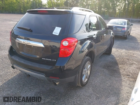 2014 Chevrolet Equinox LTZ with VIN 2GNFLHE32E6124084, listed as a IAAI auction lot 42132655 with 95,239 mi miles. Bid and sale history available at carsss.com. Image 4.