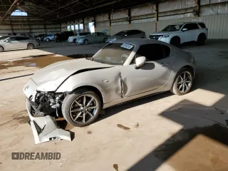 2023 Mazda MX-5 Miata Grand Touring with VIN JM1NDAM71P0557405, listed as a Copart auction lot 59240245 with 13,879 mi miles and Salvage title. Bid and sale history available at DreamBid. Image 1.