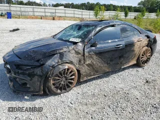 2021 Mercedes-Benz CLA 35 AMG with VIN W1K5J5BB5MN218917, listed as a Copart auction lot 57727475 with Not provided miles and Salvage title. Bid and sale history available at DreamBid. Image 1.
