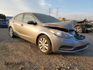 2016 Kia Forte LX with VIN KNAFX4A66G5479731, listed as a Copart auction lot 87704475 with 0 mi miles and Salvage Title. Bid and sale history available at carsss.com. Image 4.