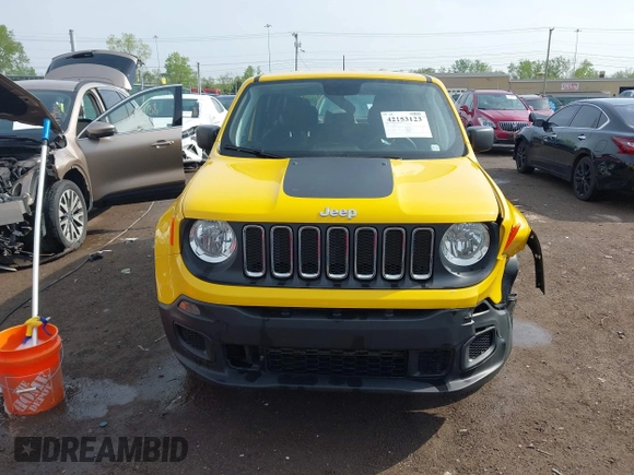 2018 Jeep Renegade Upland with VIN ZACCJBAB3JPH71523, listed as a IAAI auction lot 42153123 with 59,613 mi miles and . Bid and sale history available at DreamBid. Image 12.