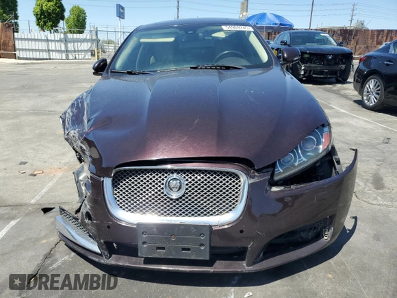 2015 Jaguar XF V6 Portfolio with VIN SAJWA0F79F8U60216, listed as a Copart auction lot 54969245 with 88,954 mi miles and Salvage Title. Bid and sale history available at carsss.com. Image 5.