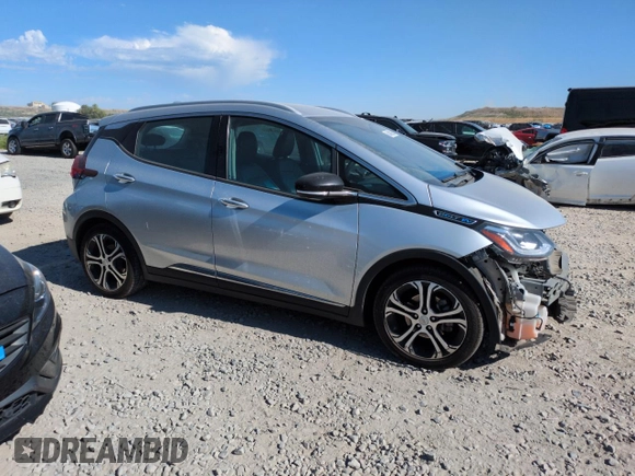 2017 Chevrolet Bolt EV Premier with VIN 1G1FX6S09H4181957, listed as a Copart auction lot 60480985 with 71,839 mi miles and Salvage title. Bid and sale history available at DreamBid. Image 4.