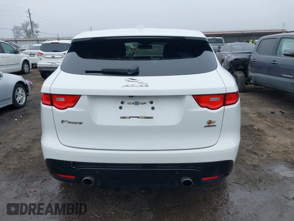 2017 Jaguar F-Pace S with VIN SADCM2BV0HA058710, listed as a IAAI auction lot 41498142 with 89,203 mi miles and . Bid and sale history available at DreamBid. Image 17.
