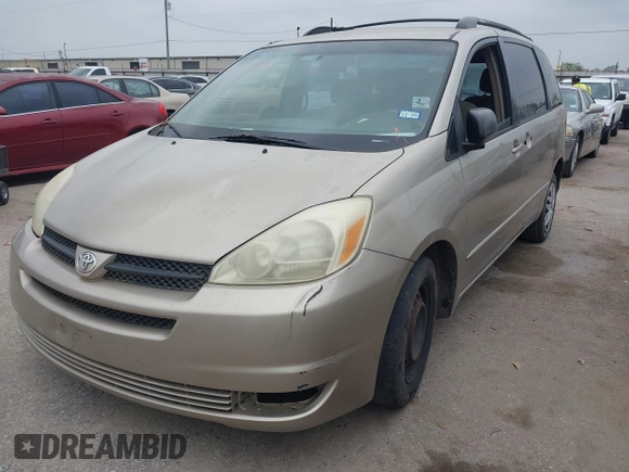 2005 Toyota Sienna CE with VIN 5TDZA23C55S375621, listed as a IAAI auction lot 41921415 with 257,259 mi miles. Bid and sale history available at carsss.com. Image 2.