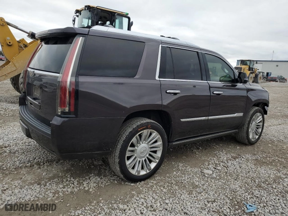 2015 Cadillac Escalade Platinum with VIN 1GYS4PKJ3FR743570, listed as a Copart auction lot 80519184 with 131,932 mi miles and Salvage Title. Bid and sale history available at carsss.com. Image 3.