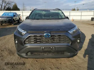 2024 Toyota RAV4 Hybrid XLE Premium with VIN 4T3B6RFV9RU155329, listed as a Copart auction lot 46131295 with 47,961 mi miles and Salvage Title. Bid and sale history available at DreamBid. Image 5.