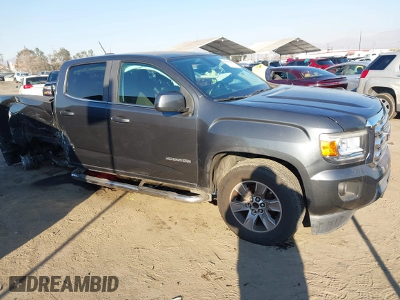 2016 GMC Canyon 2WD SLE with VIN 1GTG5CE33G1113742, listed as a IAAI auction lot 41297422 with 109,328 mi miles. Bid and sale history available at carsss.com. Image 1.