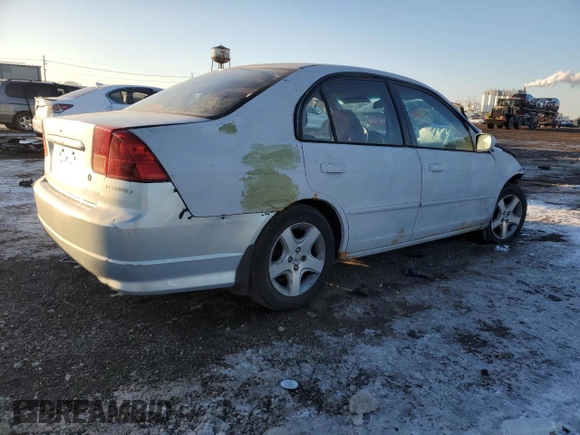 2004 Honda Civic EX with VIN JHMES26724S000767, listed as a Copart auction lot 45299155 with Not Provided miles and Salvage Title. Bid and sale history available at DreamBid. Image 3.