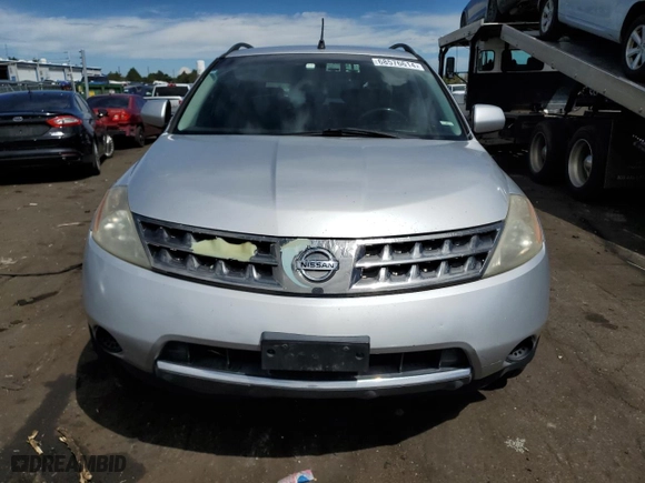 2006 Nissan Murano SE with VIN JN8AZ08W26W509780, listed as a Copart auction lot 68576614 with 195,629 mi miles and Salvage Title. Bid and sale history available at carsss.com. Image 5.