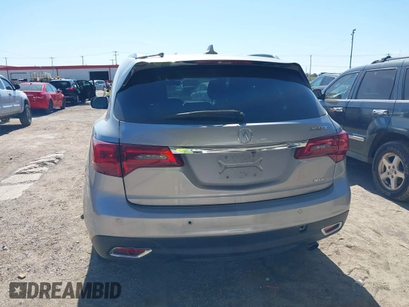 2016 Acura MDX w/Advance with VIN 5FRYD4H96GB034228, listed as a IAAI auction lot 41673425 with 109,208 mi miles. Bid and sale history available at carsss.com. Image 17.