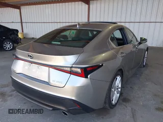 2021 Lexus IS 300 with VIN JTHCA1D20M5112820, listed as a IAAI auction lot 42147803 with 157,042 mi miles and . Bid and sale history available at DreamBid. Image 4.