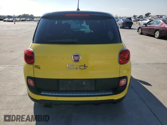 2016 FIAT 500L Trekking with VIN ZFBCFADH8GZ037582, listed as a Copart auction lot 78448494 with 107,744 mi miles and Salvage Title. Bid and sale history available at carsss.com. Image 6.