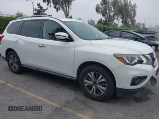 2017 Nissan Pathfinder SL with VIN 5N1DR2MN9HC682875, listed as a IAAI auction lot 42045618 with 157,149 mi miles and . Bid and sale history available at DreamBid. Image 1.