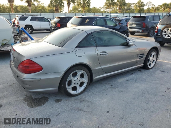 2004 Mercedes-Benz SL 500 with VIN WDBSK75F44F069123, listed as a Copart auction lot 51413095 with Not provided miles and Non repairable. Bid and sale history available at DreamBid. Image 3.