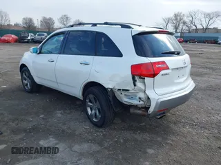 2007 Acura MDX Tech Pkg with VIN 2HNYD28327H509587, listed as a IAAI auction lot 41854884 with 168,082 mi miles. Bid and sale history available at carsss.com. Image 3.