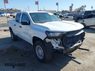 2024 Chevrolet Colorado 2WD Work Truck with VIN 1GCGSBEC9R1264543, listed as a IAAI auction lot 42034900 with 5,810 mi miles and . Bid and sale history available at DreamBid. Image 1.