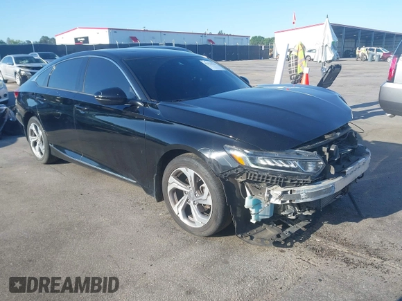 2018 Honda Accord EX-L z VIN 1HGCV1F55JA232050, wystawiony jako IAAI lot #42126564 z przebiegiem 196 283 mil mil oraz . Historia ofert i sprzedaży dostępna na DreamBid. Obrazek 1.