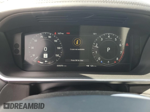 2018 Land Rover Range Rover Sport HSE Dynamic with VIN SALWV2SV2JA191294, listed as a Copart auction lot 51780265 with 59,370 mi miles and Salvage Title. Bid and sale history available at carsss.com. Image 9.