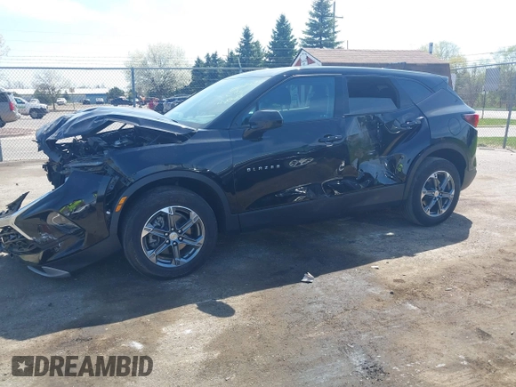 2023 Chevrolet Blazer LT with VIN 3GNKBCR49PS100263, listed as a IAAI auction lot 42117470 with 33,747 mi miles and . Bid and sale history available at DreamBid. Image 18.