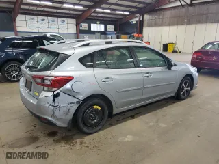 2022 Subaru Impreza Premium with VIN 4S3GTAD69N3723989, listed as a Copart auction lot 51845205 with 24,407 mi miles and Salvage Title. Bid and sale history available at carsss.com. Image 3.