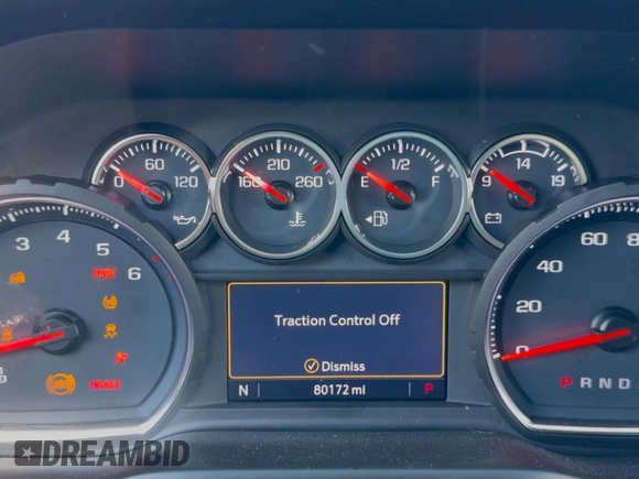 2020 Chevrolet Silverado 1500 LT Trail Boss with VIN 3GCPYFED4LG234969, listed as a Copart auction lot 81431404 with 80,172 mi miles and Salvage Title. Bid and sale history available at carsss.com. Image 9.