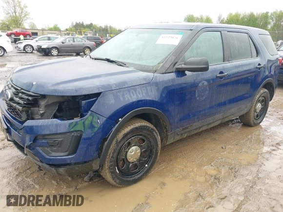 2017 Ford Police Interceptor Utility с VIN 1FM5K8ATOHGD67308, выставлен на аукционе IAAI как лот 42223876 с пробегом 131 878 миль миль и . История ставок и продаж доступна на DreamBid. Изображение 2.