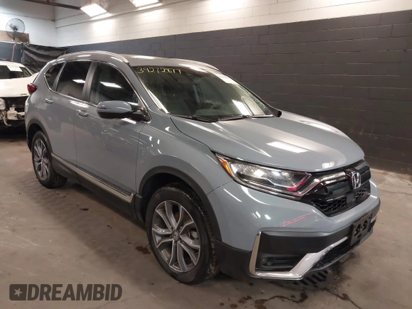 2022 Honda CR-V Touring with VIN 2HKRW2H98NH609948, listed as a IAAI auction lot 39272877 with 400 mi miles. Bid and sale history available at carsss.com. Image 1.